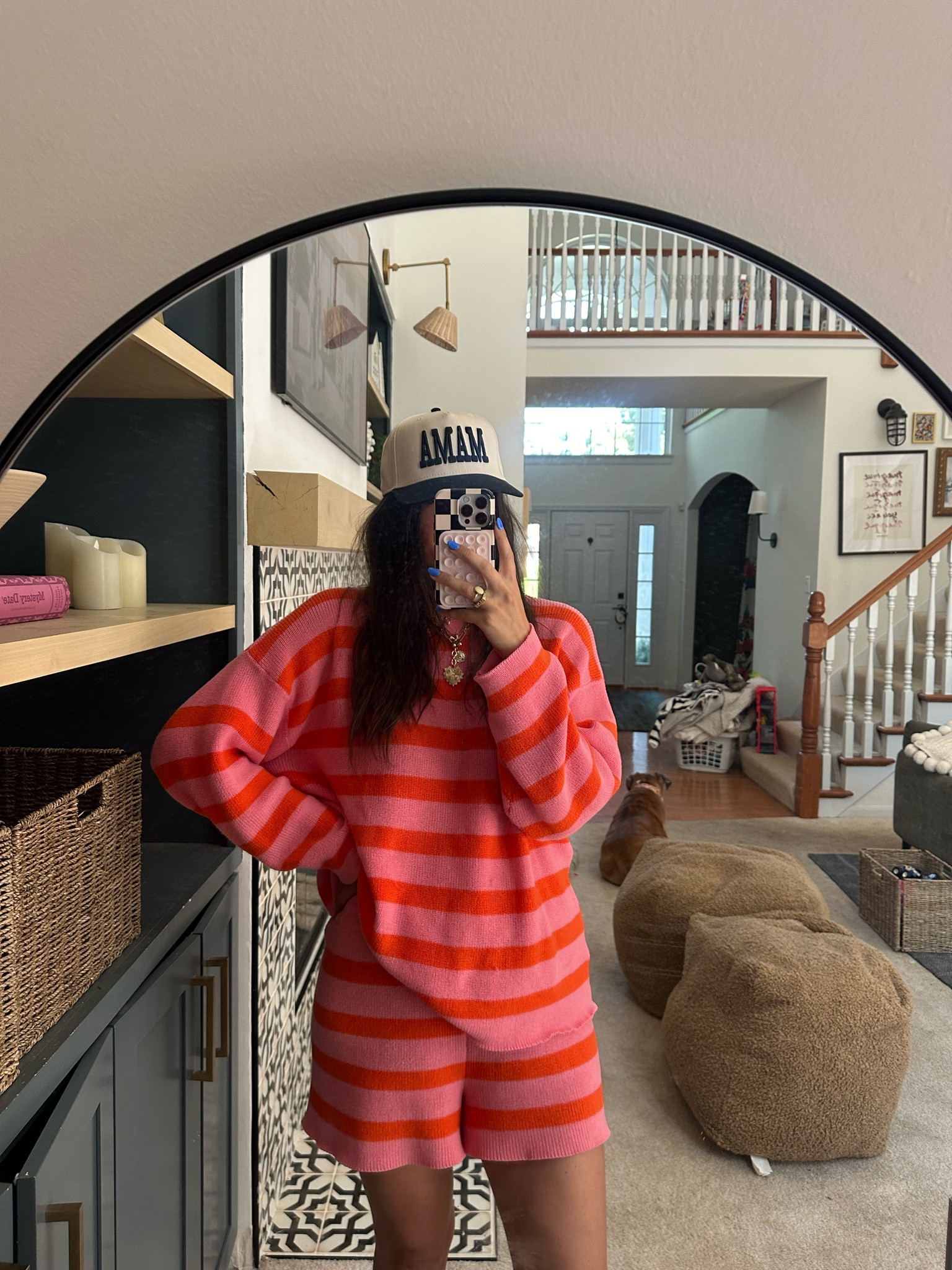 💕🌈🧡🍑🌸
colorful set for fall — may wear with Uggs 😝

I’m in a large! 
KARRIE15 works on the 🧢 hat