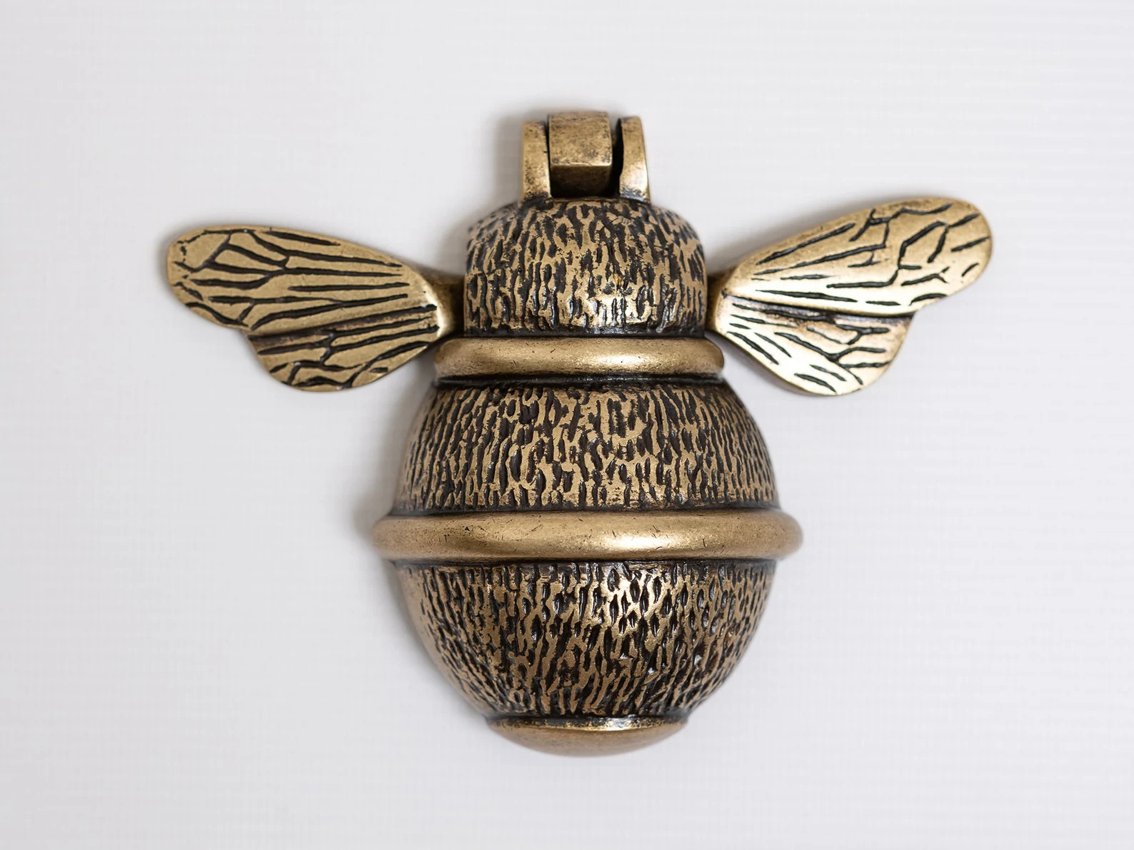 Bee Door Knocker for Front Door Polished Solid Iron Knockers - Etsy | Etsy (US)