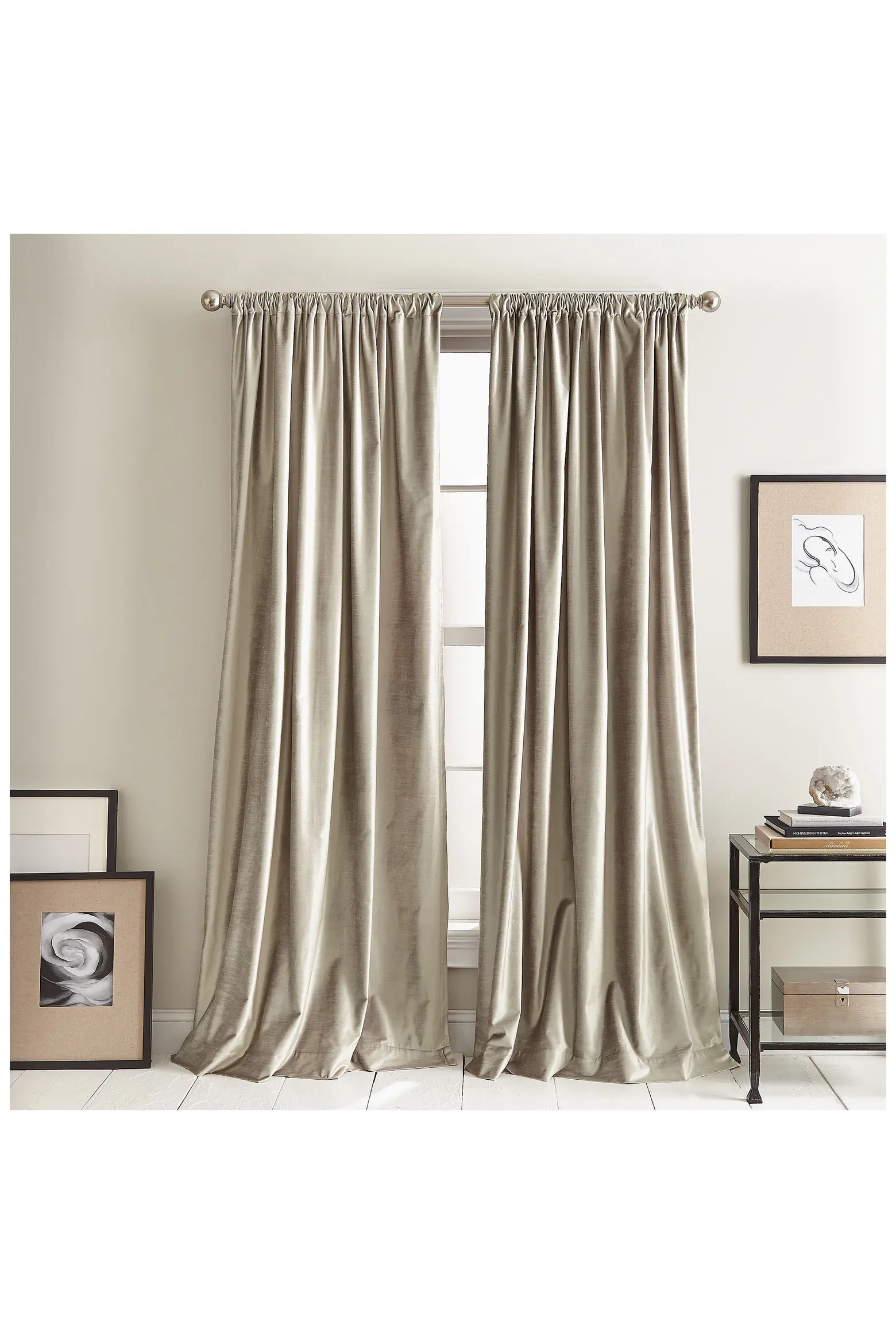 Modern Knotted Velvet Set of 2 Window Panels | Nordstrom | Nordstrom