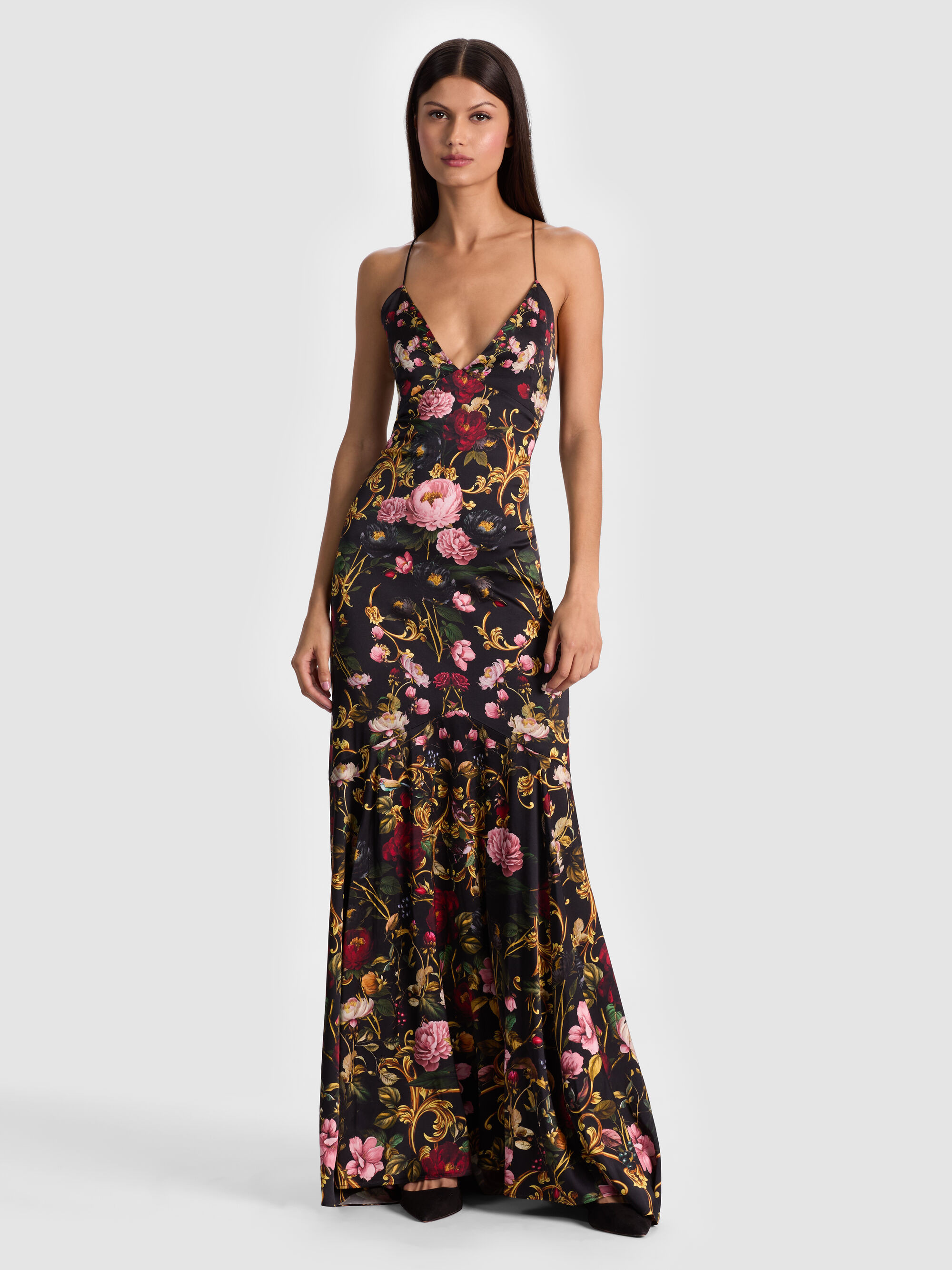 MILTA MERMAID SLIP DRESS | Alice + Olivia