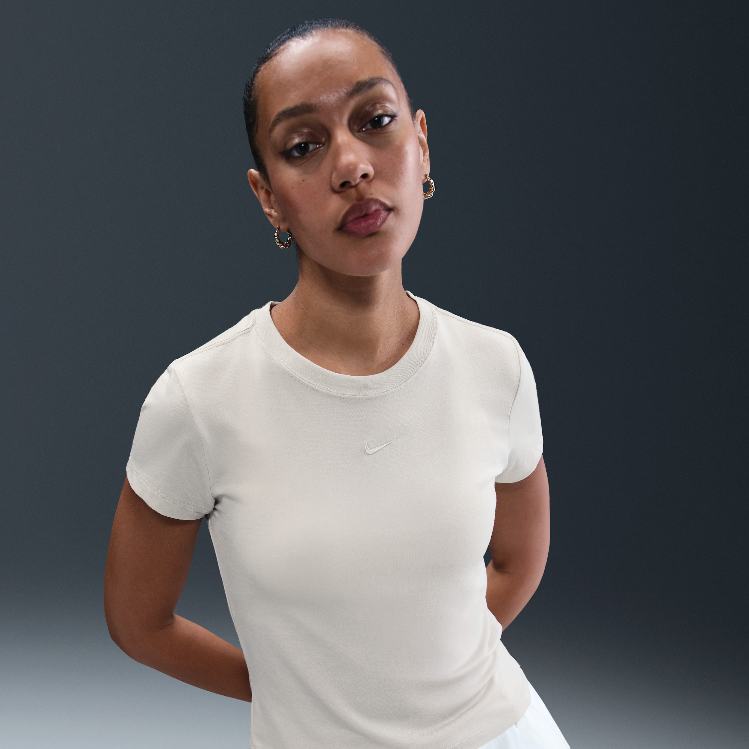 Women's Nike Sportswear Chill Knit T-Shirt in Grey | FV5508-072 | Nike (US)