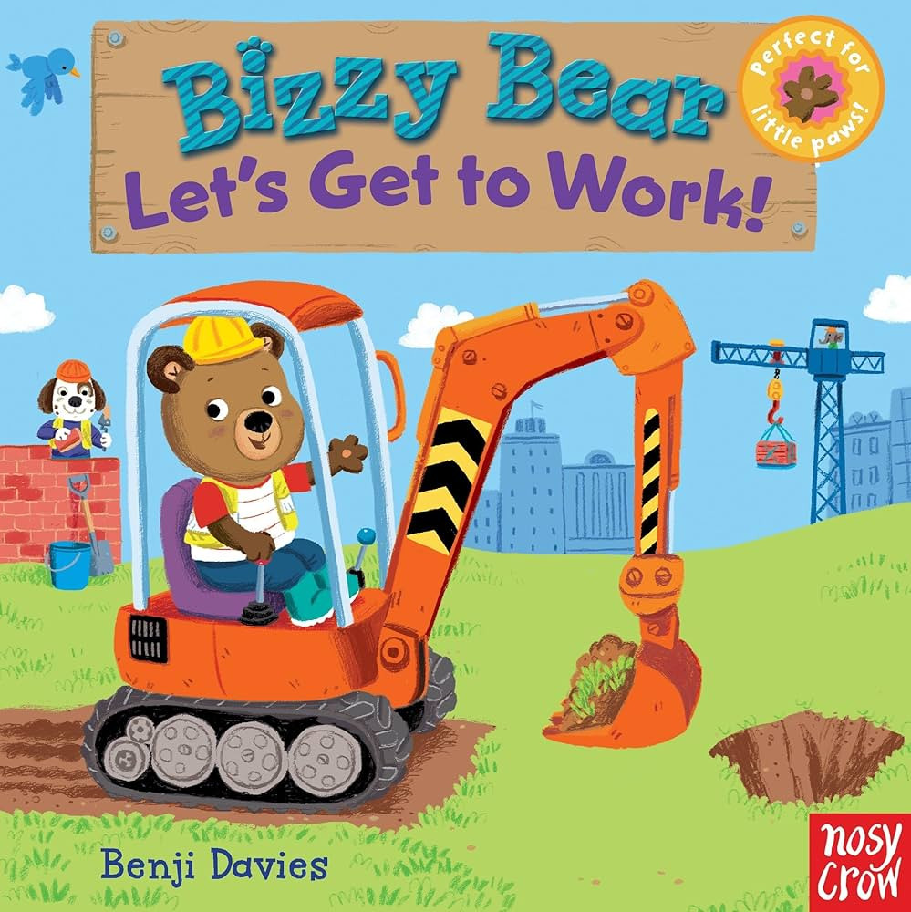 Bizzy Bear: Let's Get to Work!: (Interactive Board Book About a Job Site Including Trucks and Con... | Amazon (US)