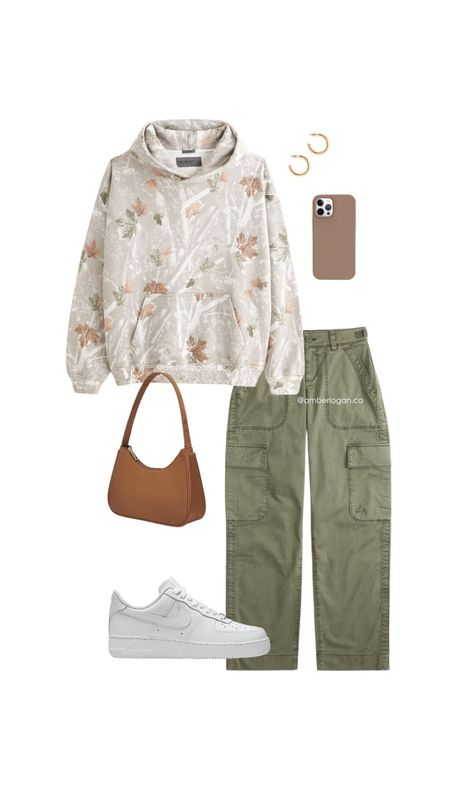 Abercrombie sale outfit idea! Code: DENIMAF 

Casual outfit, cargo pants, black neutral bag, white sneakers, camp loungewear hoodie, gold earrings 

#LTKSpringSale #LTKsalealert #LTKstyletip