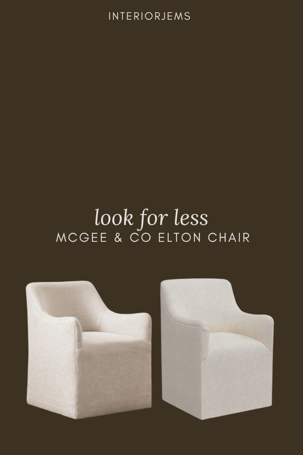 Look for less dining chair from McGee and Co, upholstered and chair look for less from Wayfair save a couple hundred bucks on this dining chair, it also comes in a bunch of different colors

#LTKStyleTip #LTKSaleAlert #LTKHome