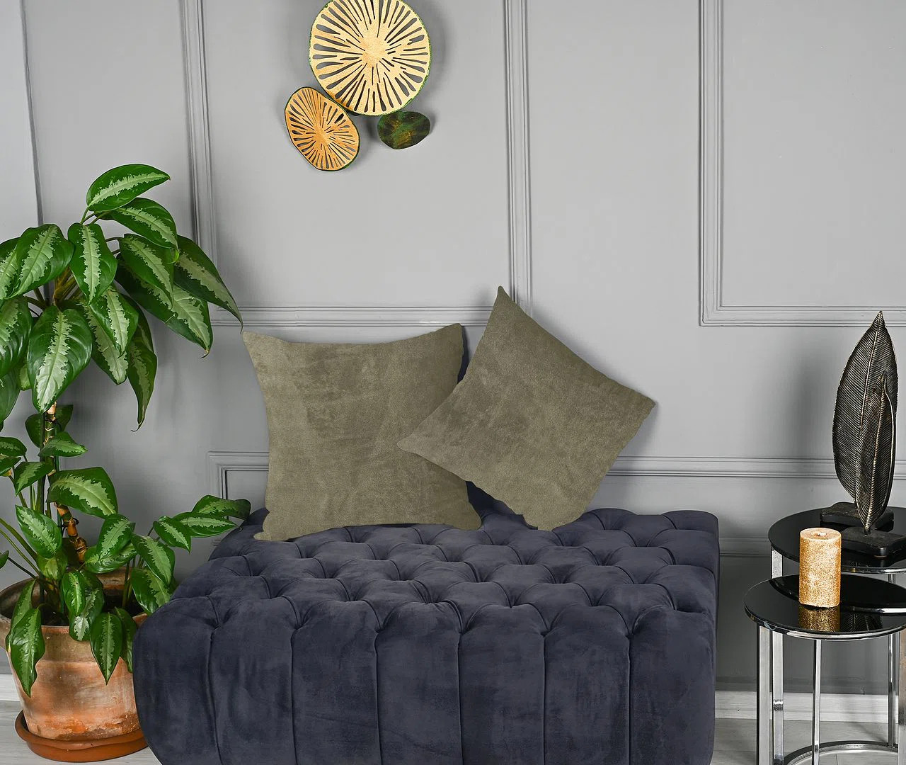 Velvet Throw Square Pillow Cover (Set of 2) | Wayfair North America