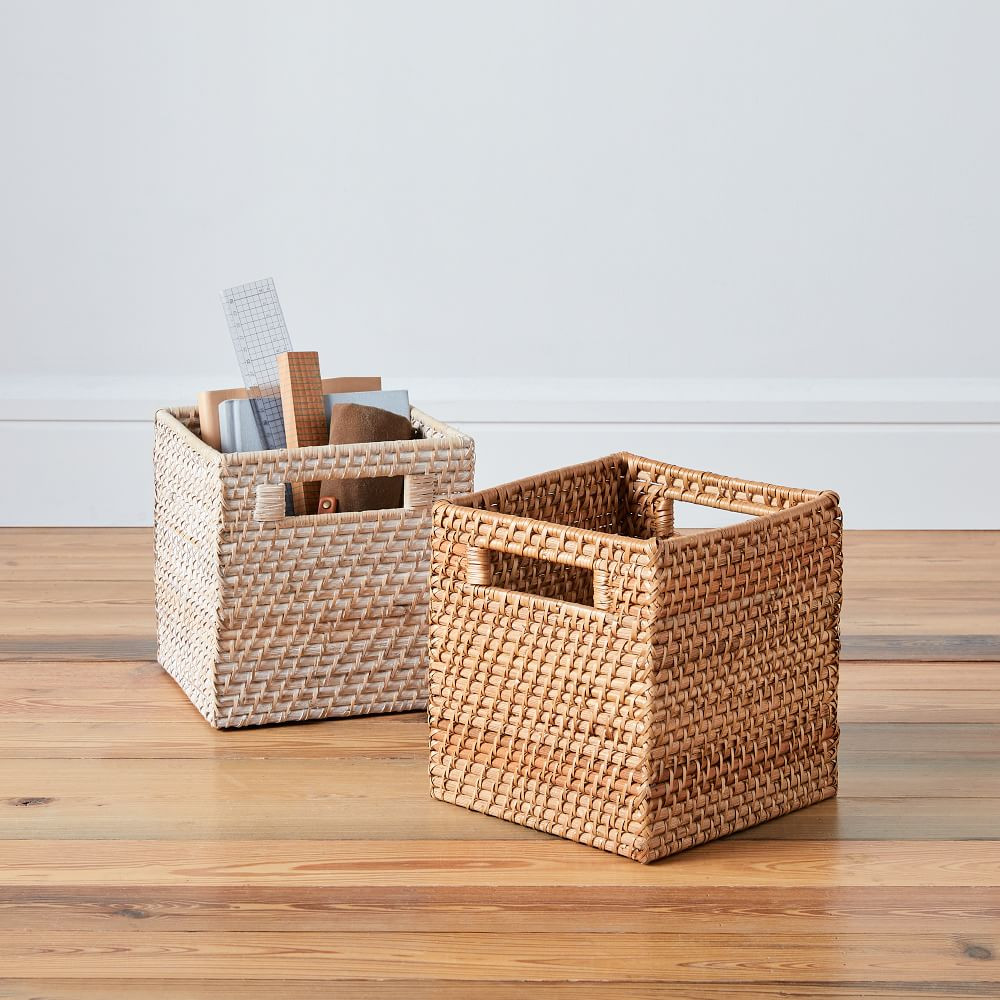 Modern Weave Storage Cubby | West Elm (US)