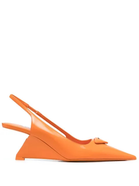 Prada Escarpins à Bride Arrière 70 Mm - Farfetch | Farfetch Global