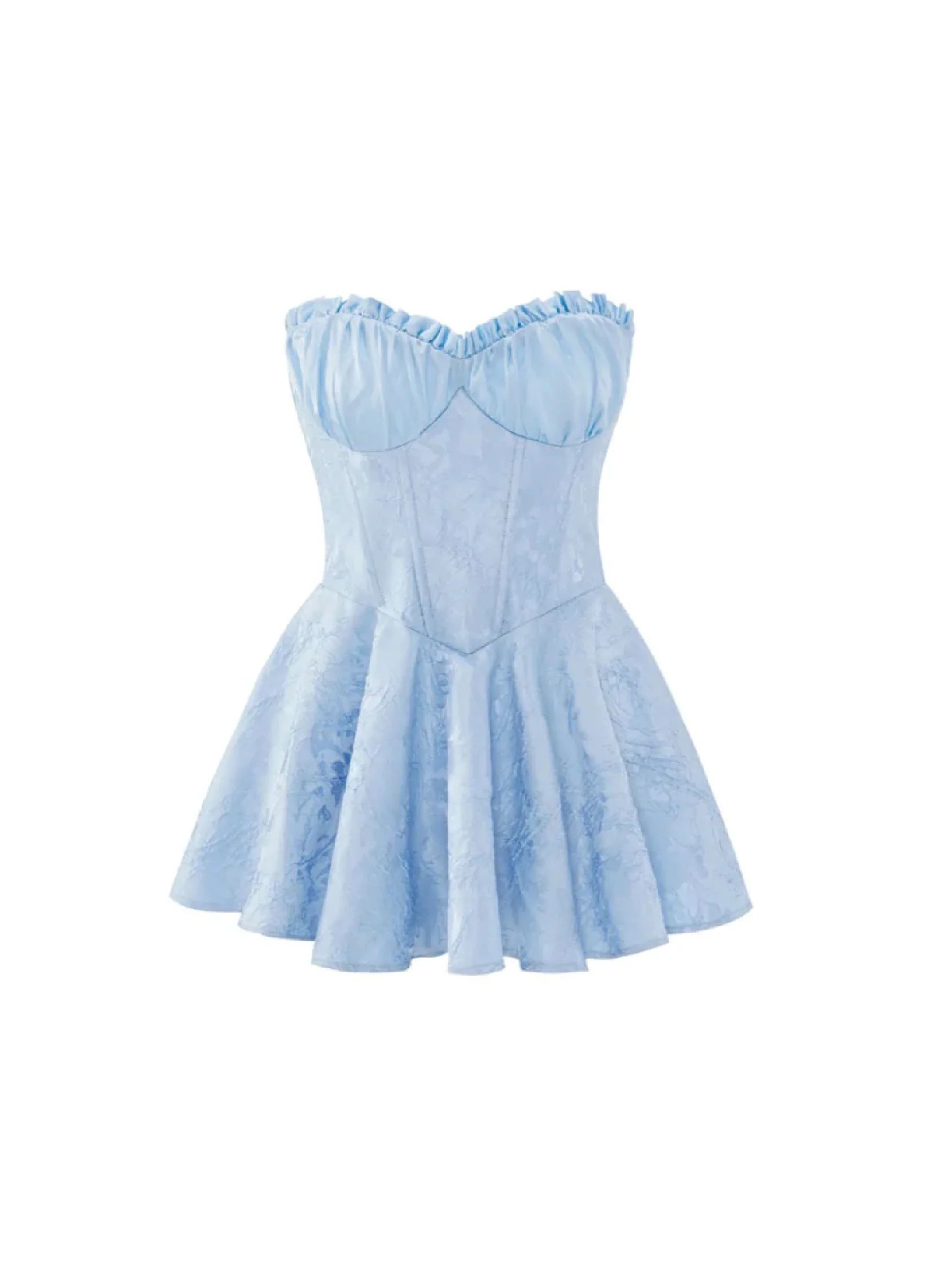 Airina Dress (Blue) | Nana Jacqueline Designer Wear | Nana Jacqueline
