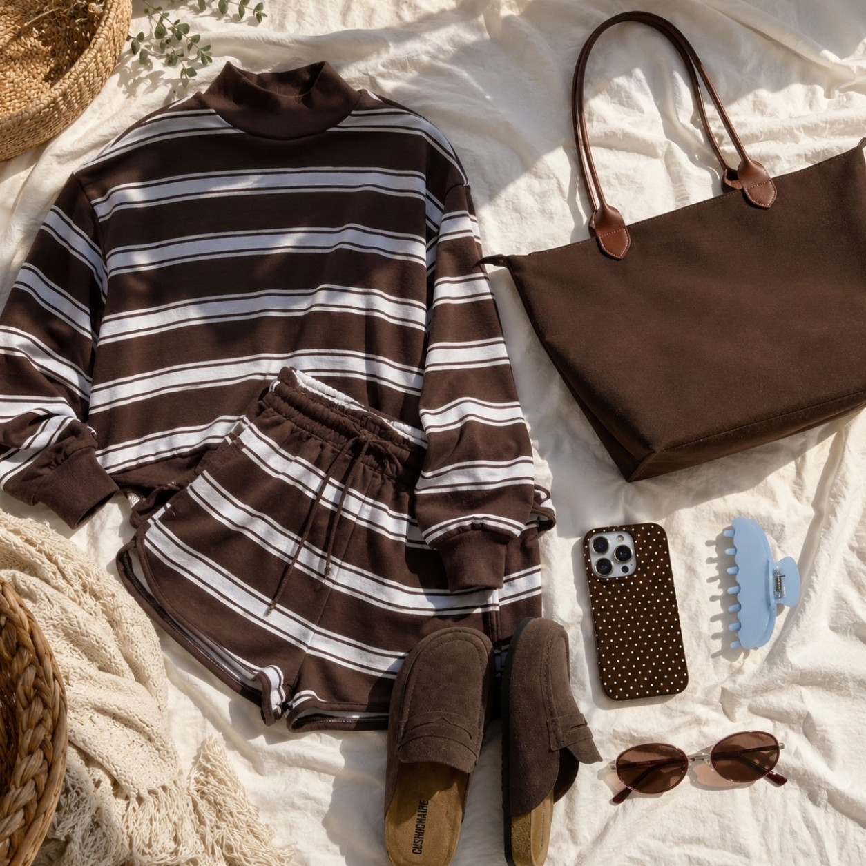 Amazon cozy season finds 🤎 This chocolate brown striped set is the perfect mix of comfy + put together for early fall. Add an oversized tote and cozy clogs for an easy mom uniform I’d wear on repeat. 🍂

#AmazonFashion #AmazonFinds #EarlyFallOutfit #MomStyle #FallOutfit #CozyStyle #LTKFinds #AmazonOutfit

#LTKSaleAlert #LTKSeasonal #LTKHome