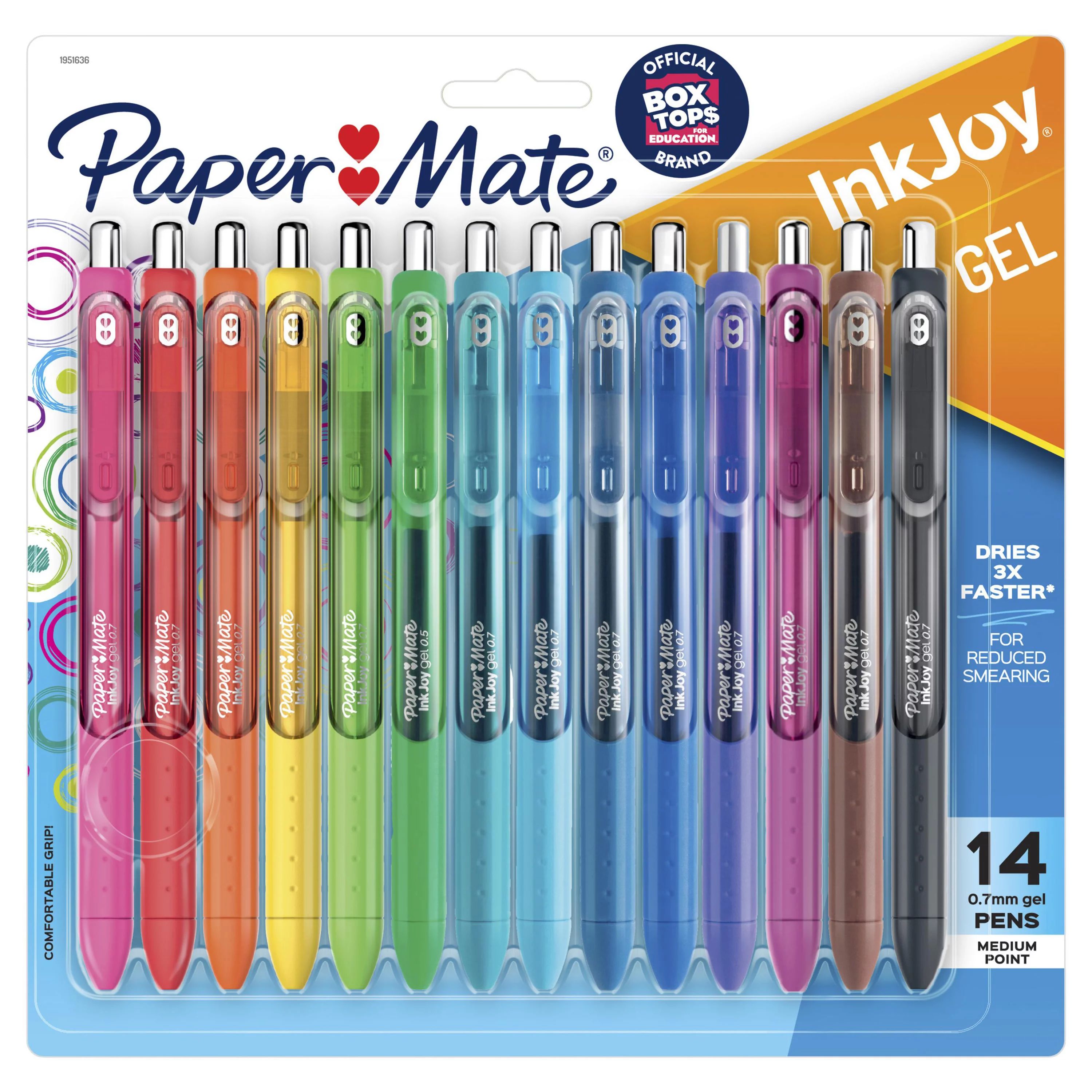 Paper Mate InkJoy Gel Pens, Medium Point, Assorted Colors, 14 Count - Walmart.com | Walmart (US)