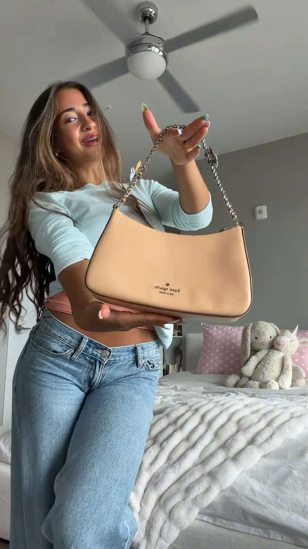 get dressed with meee 💓💓💓 do u guys think margot did a good job?? @kate spade new york 

 #LTKgrwm #LTKootd #LTKSeasonal