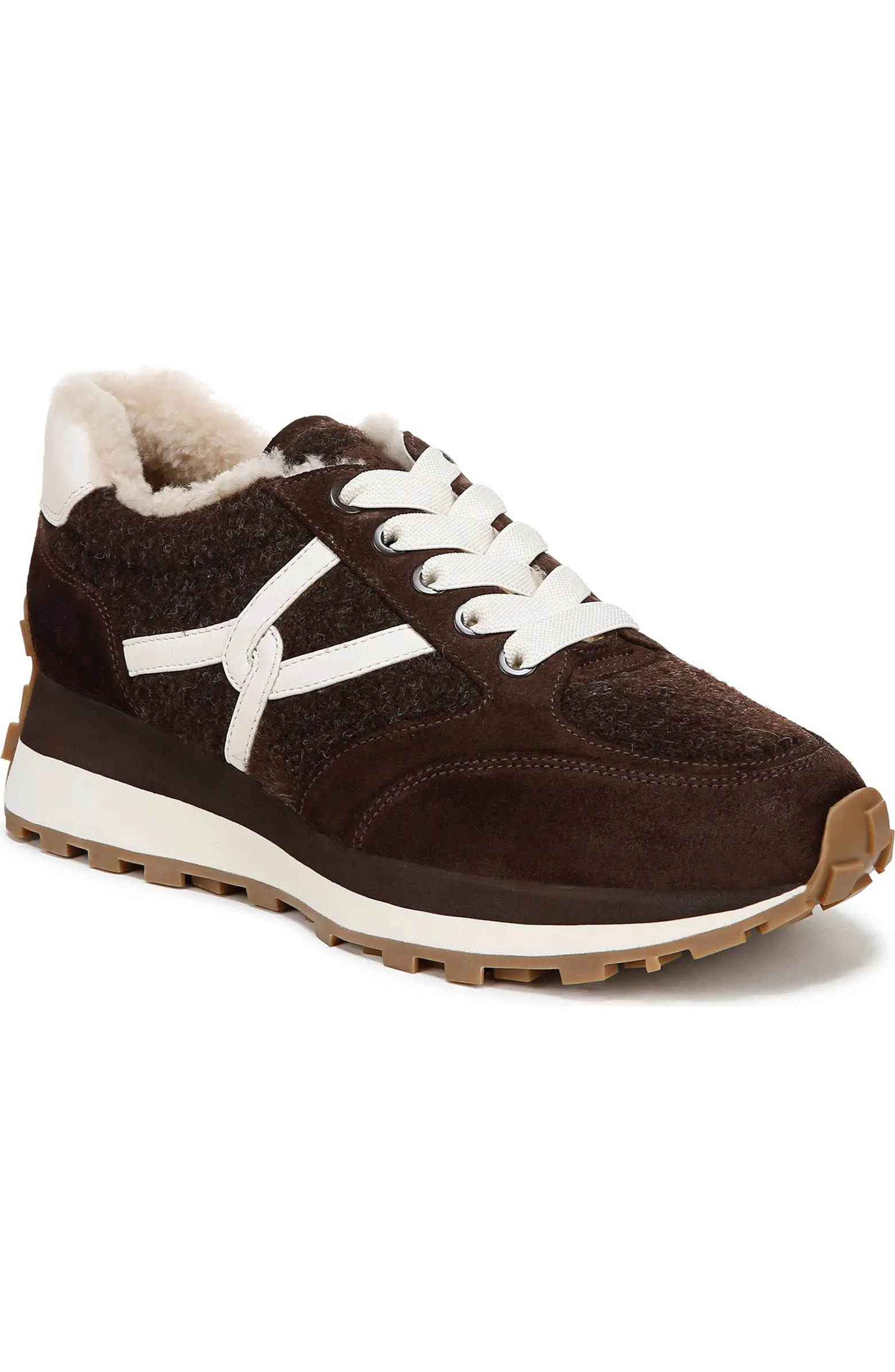 Valentina Genuine Shearling Lined Sneaker (Women) | Nordstrom