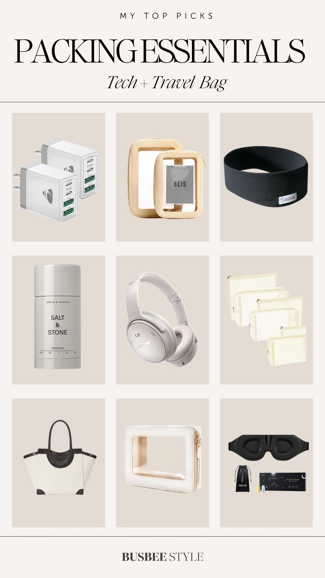 Tech + travel must-haves