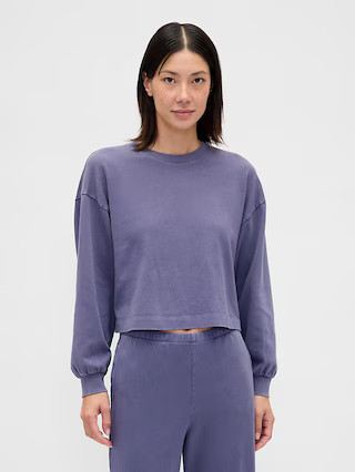 Heavyweight Crop Sweatshirt | Gap (US)