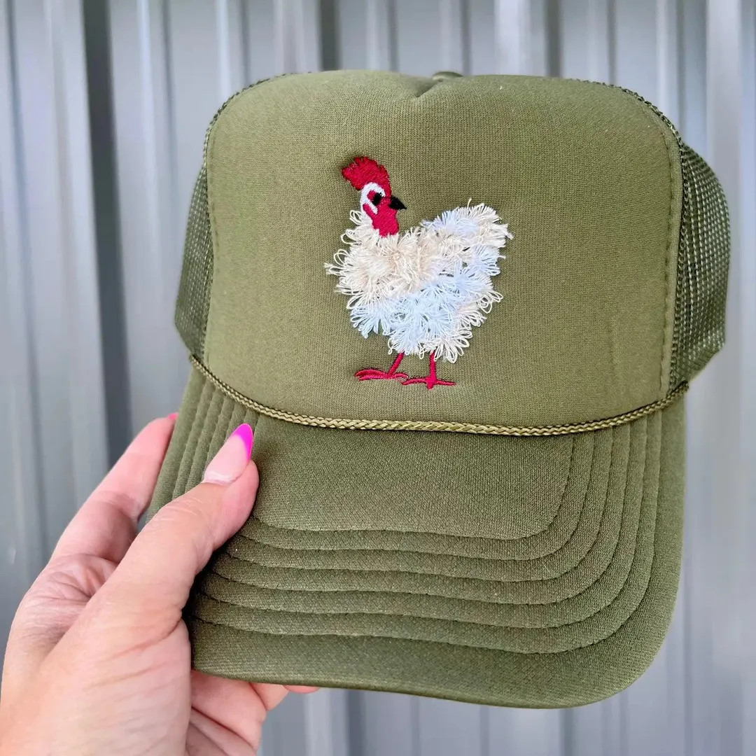 Mother Clucker Fluffy Embroidered Trucker Hat - Etsy | Etsy (Global)