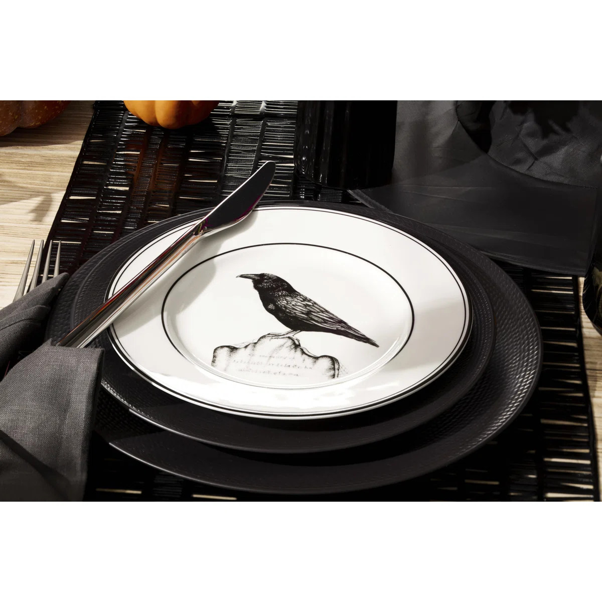 Lenox Vintage Halloween 4-Piece Dessert Plate Set | Wayfair | Wayfair North America