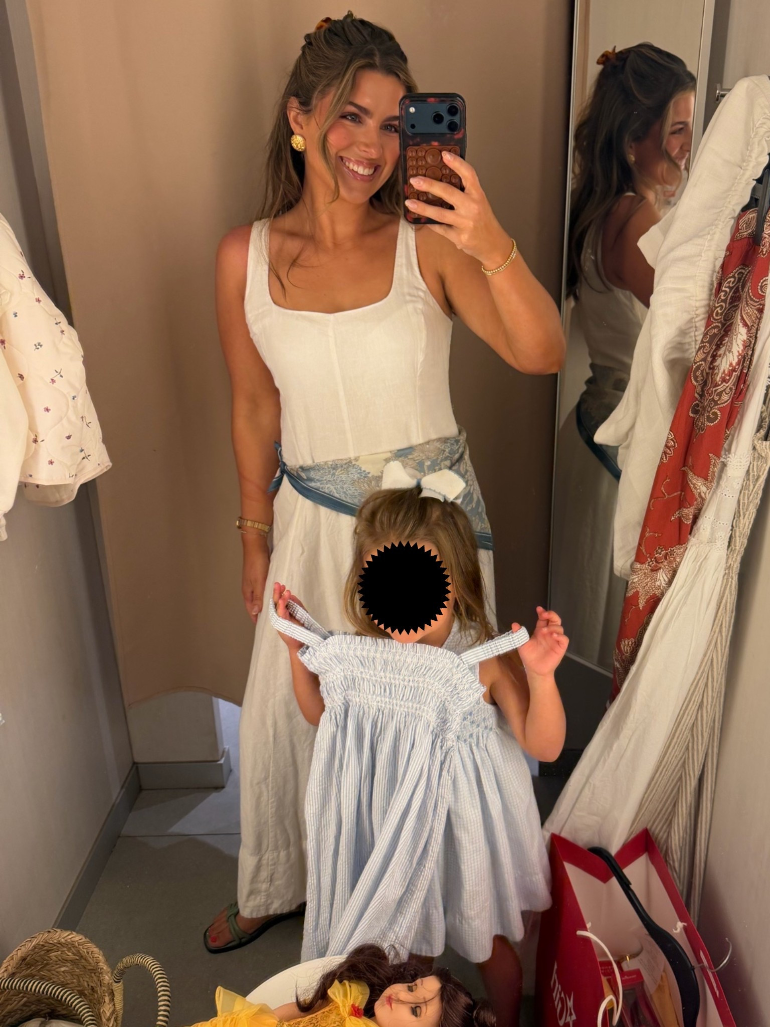 White linen dress with scarf ootd

#LTKgrwm #LTKootd #LTKmomlife