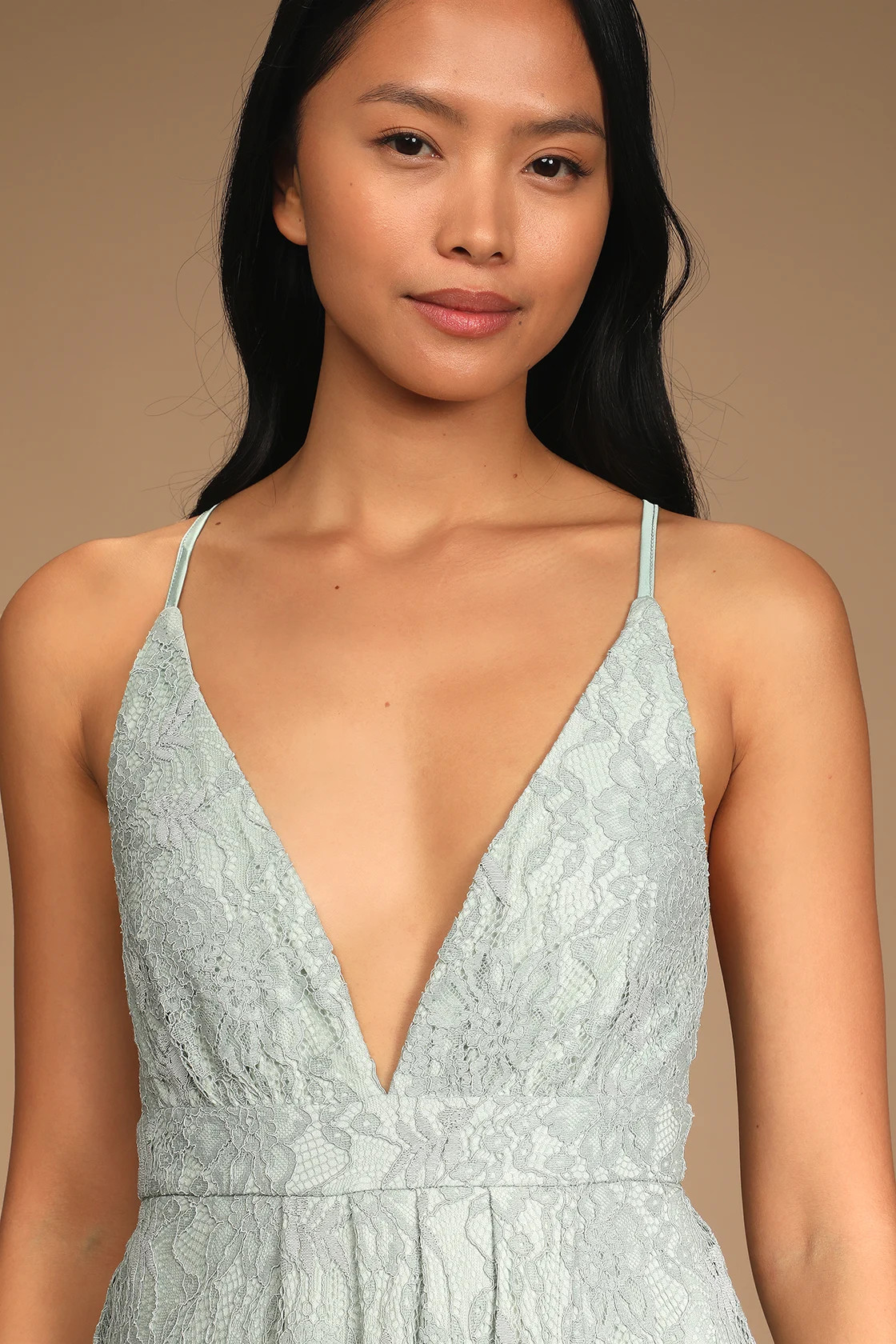 Stolen Moments Mint Lace-Up Lace Maxi Dress | Lulus (US)