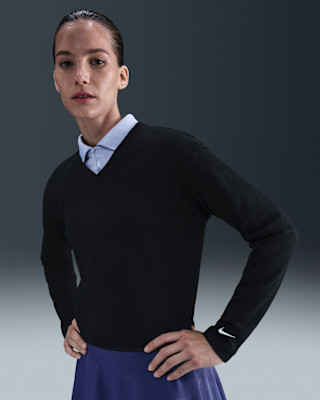 Women's V-Neck Long-Sleeve Golf Top | Nike (US)