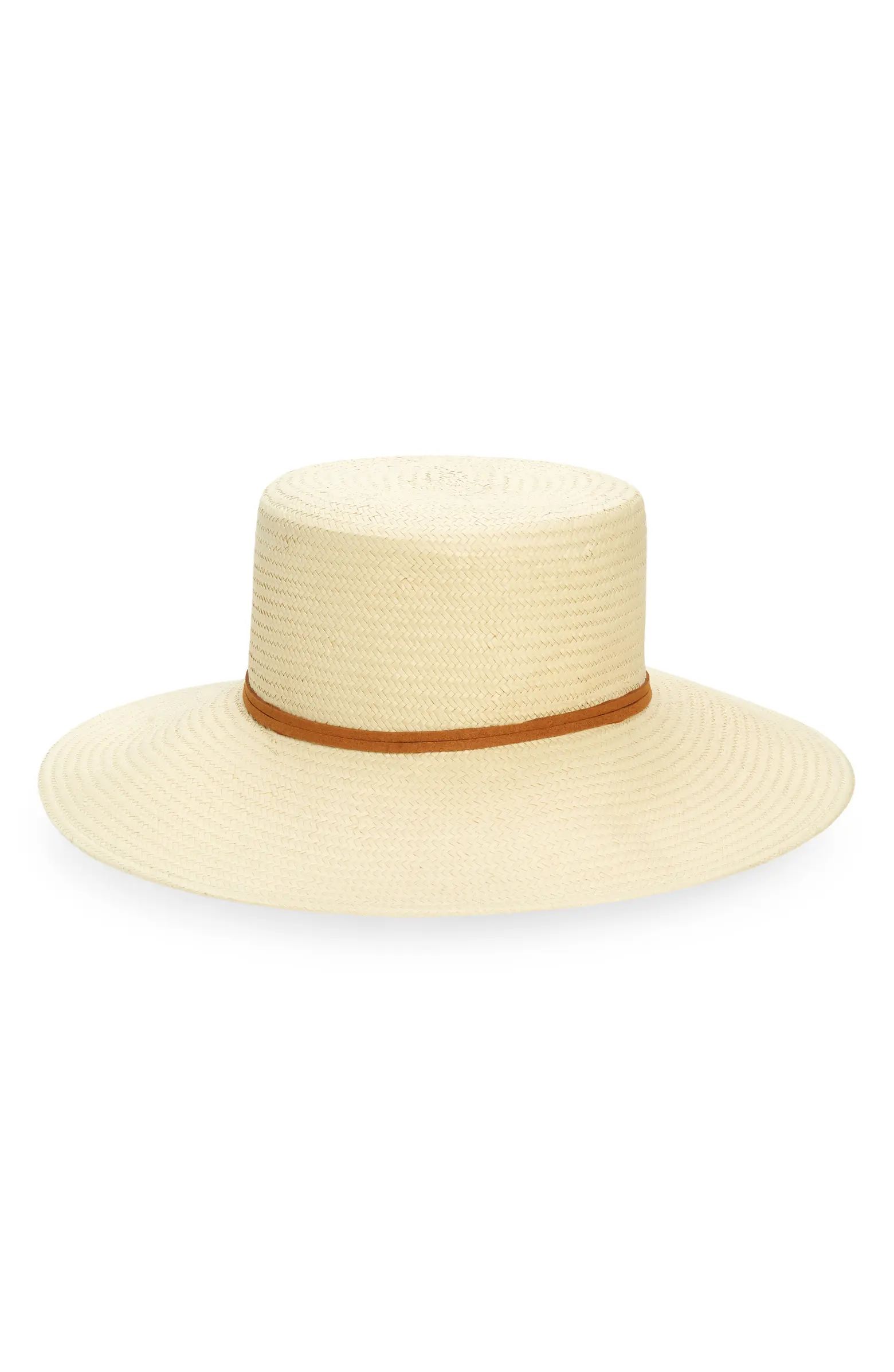 Madewell x Biltmore® Wide Brim Straw Boater Hat | Nordstrom | Nordstrom