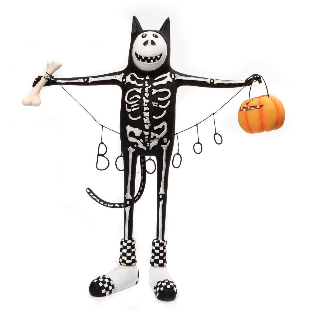 Patience Brewster Boo Boney Cat Figure | MacKenzie-Childs