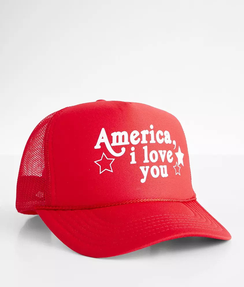America, I Love You Trucker Hat | Buckle