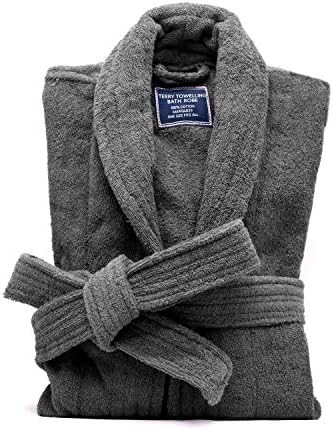 Marquess All-Cotton Bathrobe Thick Plush Cloth Housecoat Terry Toweling, Sweat Steaming Clothes C... | Amazon (US)