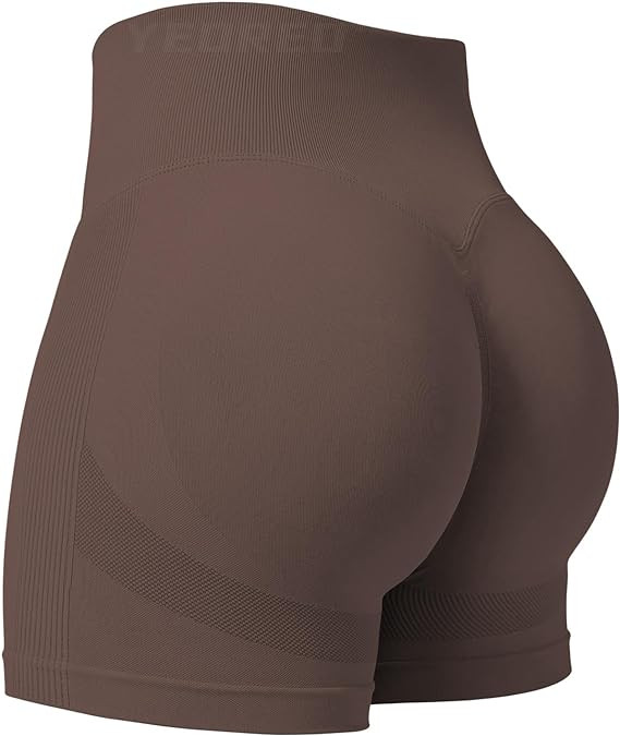 YEOREO Professional Women Workout Shorts 3.6" Scrunch Shorts Seamless High Waisted Contour Gym Yo... | Amazon (US)
