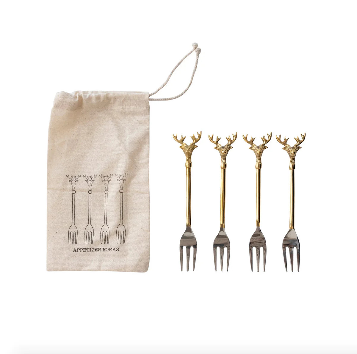 Appetizer Forks, Set of 4 | Lilla & Beth