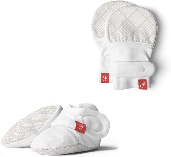 Baby Booties & Mittens Bundle, Adjustable Soft & Secure | Amazon (US)