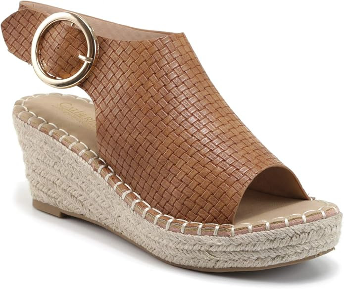 Catherine Malandrino Womens Cirkly Espadrille Wedge Sandal | Amazon (US)