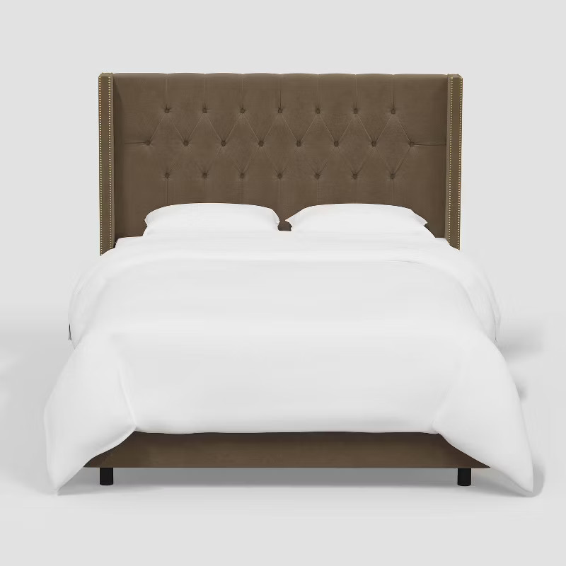 Louis Wingback Bed in Luxe Velvet - Threshold™ | Target