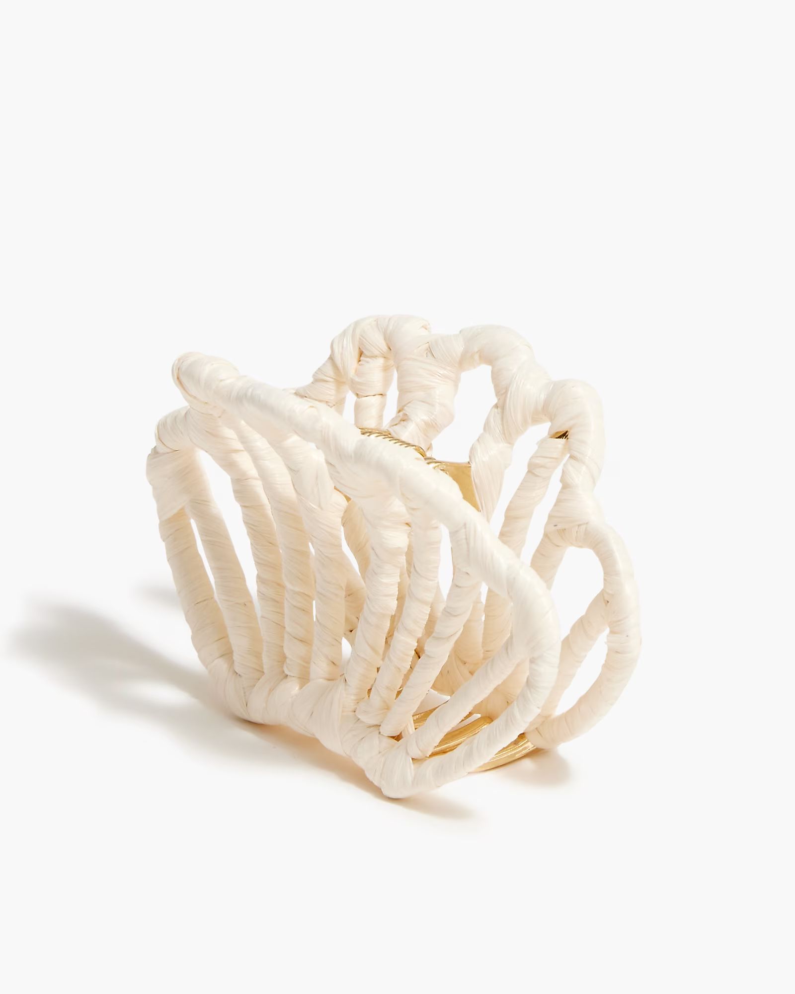 Wrapped straw claw hair clip | J.Crew Factory