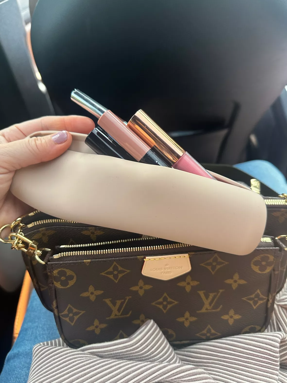 Louis Vuitton Makeup Brush Bag