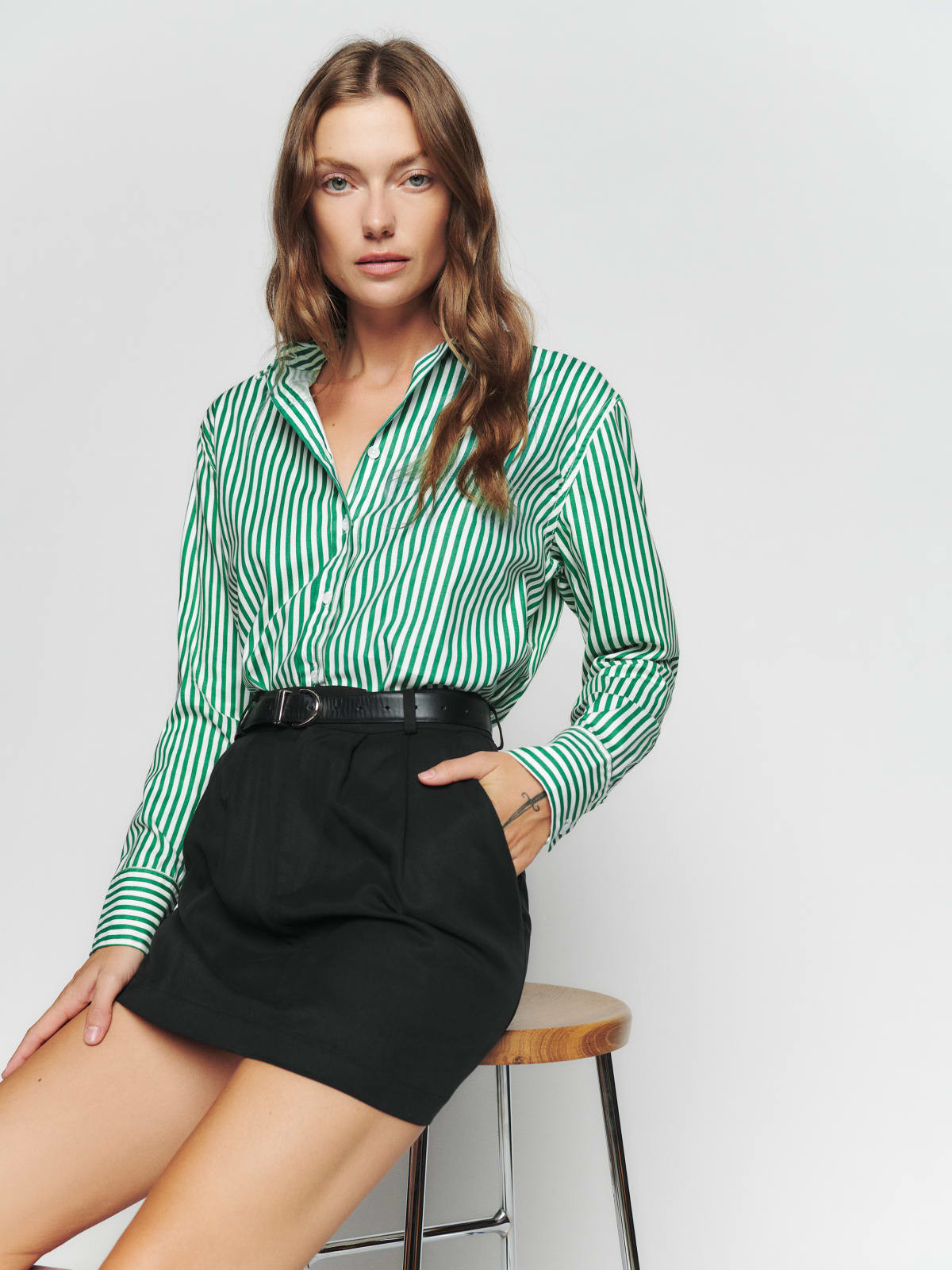 Parker Relaxed Shirt | Reformation (Global)