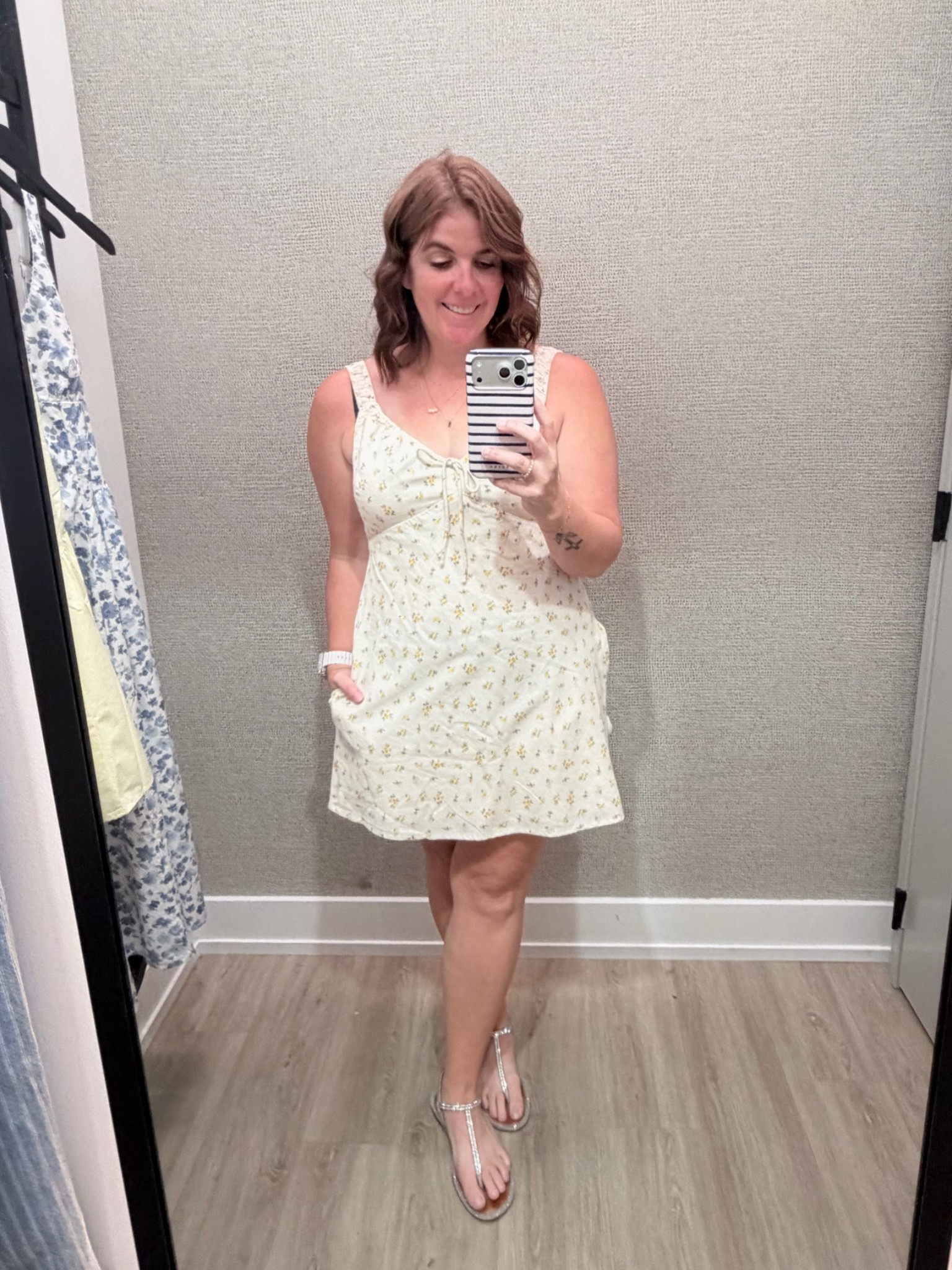 This Abercrombie dress is just dreamy! It reminds me of the dress every female main character wears as they go walking through the field of flowers! The dress is linen, it runs TTS and it also comes in a few different color options! This would be a dress you could wear all the time!

#LTKMidsize #LTKOver40 #LTKootd