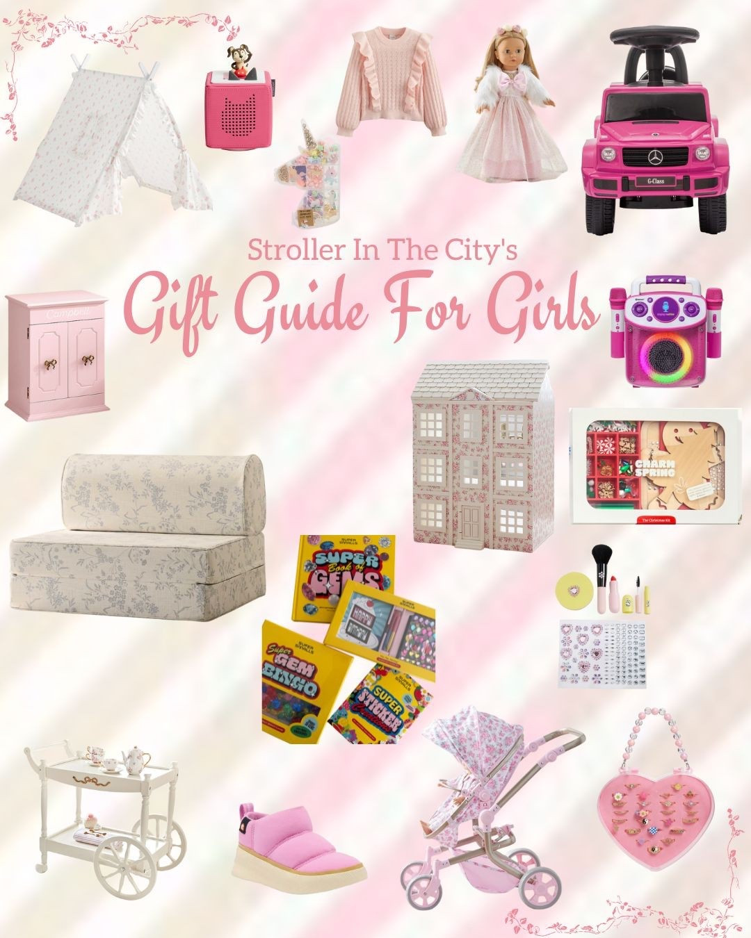 Gifts for girls 

#HolidayStyle #FestiveFashion #CozySeason #HolidayOutfits #FamilyMatchingPajamas #WinterWardrobe #SparkleSeason #HolidayInspo #PartyReady #GlamForTheHolidays #HolidayHome #ChristmasDecor #FestiveTablescape #HolidayHosting #StockingStuffers #GiftGuide #HolidayEntertaining #FestiveTouches #CozyHolidayHome #SeasonalDecor #HolidayTravel #HolidayWithKids #FestiveFamilyFun #SeasonalFamilyStyle #CozySeasonTogether #FamilyHolidayMoments #WinterFestivities #HolidayAdventures #HolidayCheer #HolidayBeauty #HolidayGlow #FestiveMakeup #SeasonalBeauty #HolidayNails #FestiveGlam #BoldHolidayLooks #HolidaySelfCare

#LTKGiftGuide #LTKHoliday #LTKSeasonal