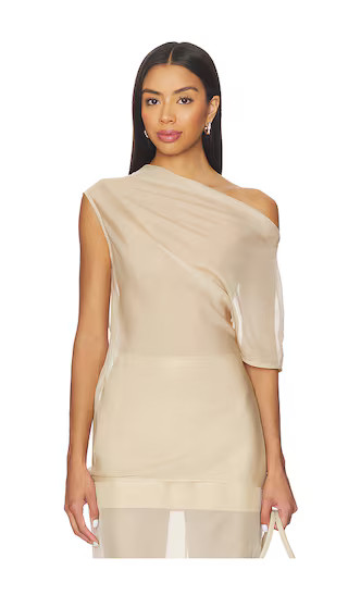 Saeunn Asym Top in Champagne | Revolve Clothing (Global)