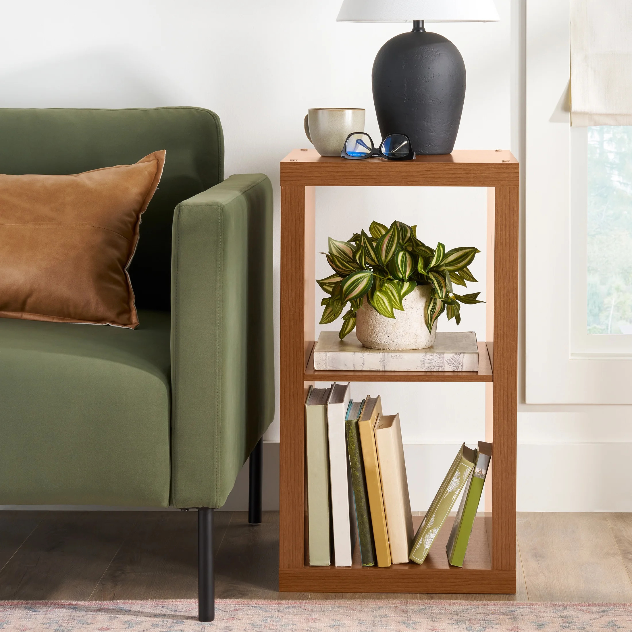 Better Homes & Gardens 2-Cube Storage Organizer, Acorn | Walmart (US)