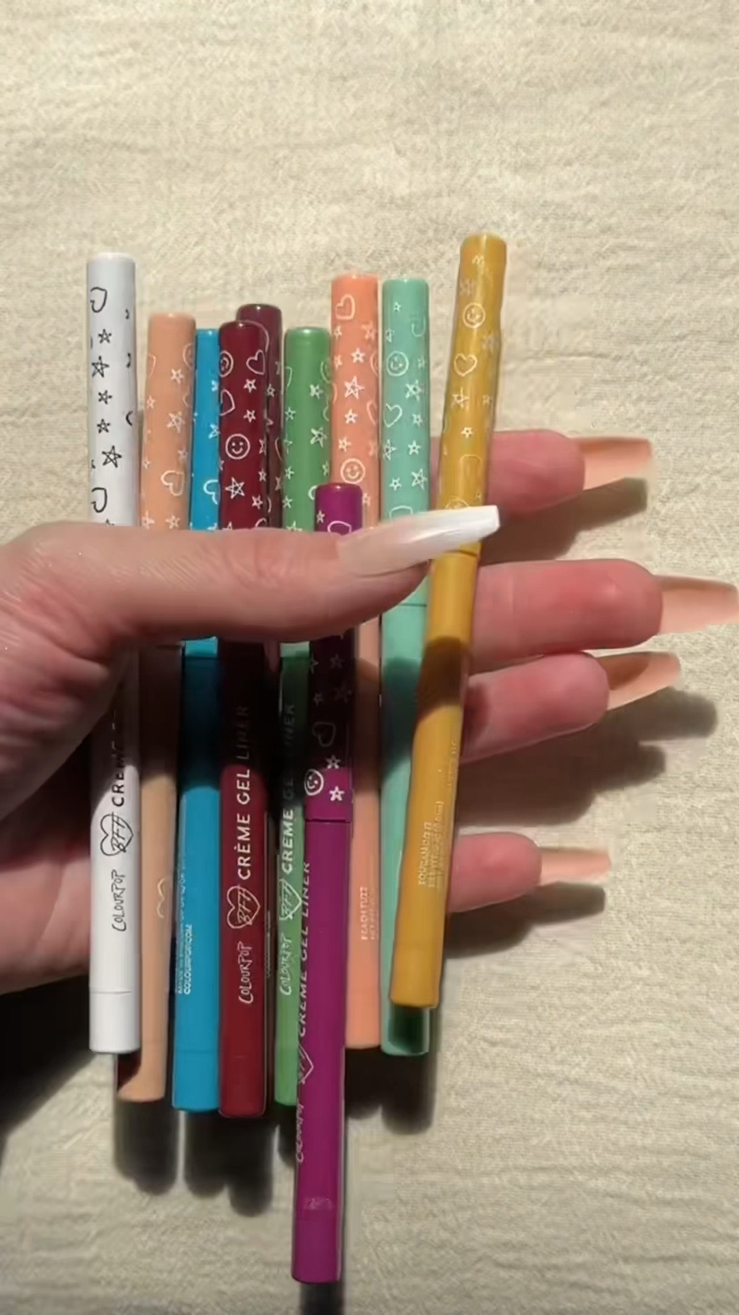 These are so FUN!! Perfect for #festivalseason or just adding a pop of color to any look!! And they are ON SALE right now toooooo

Let’s swatch them …



#LTKFestival #LTKsalealert #LTKbeauty