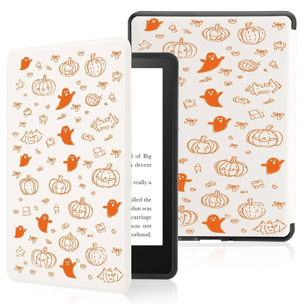 Lovely Orange Spooky Pumpkin Case for All-New 6" Kindle (11th Generation,2024/2022)(10/8th Gen,20... | Amazon (US)
