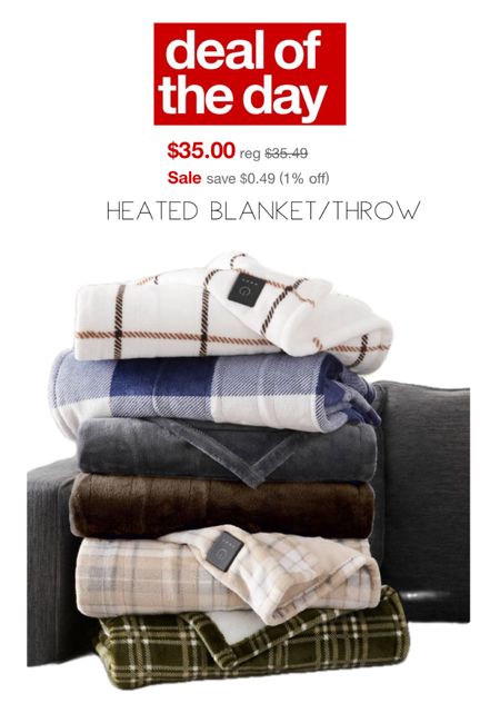 Heated throws/blanket
Holiday gift ideas

#LTKhome #LTKsalealert #LTKHoliday
