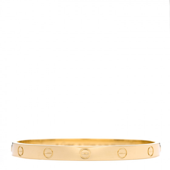 CARTIER 18K Yellow Gold LOVE Bracelet 18 | Fashionphile
