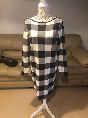 NWT Ann Taylor Black Watch Plaid Sweater Dress Sz M  $149.00  | eBay | eBay CA