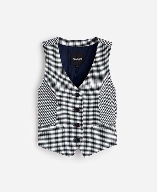 Waisted Vest in Yarn-Dye | Madewell