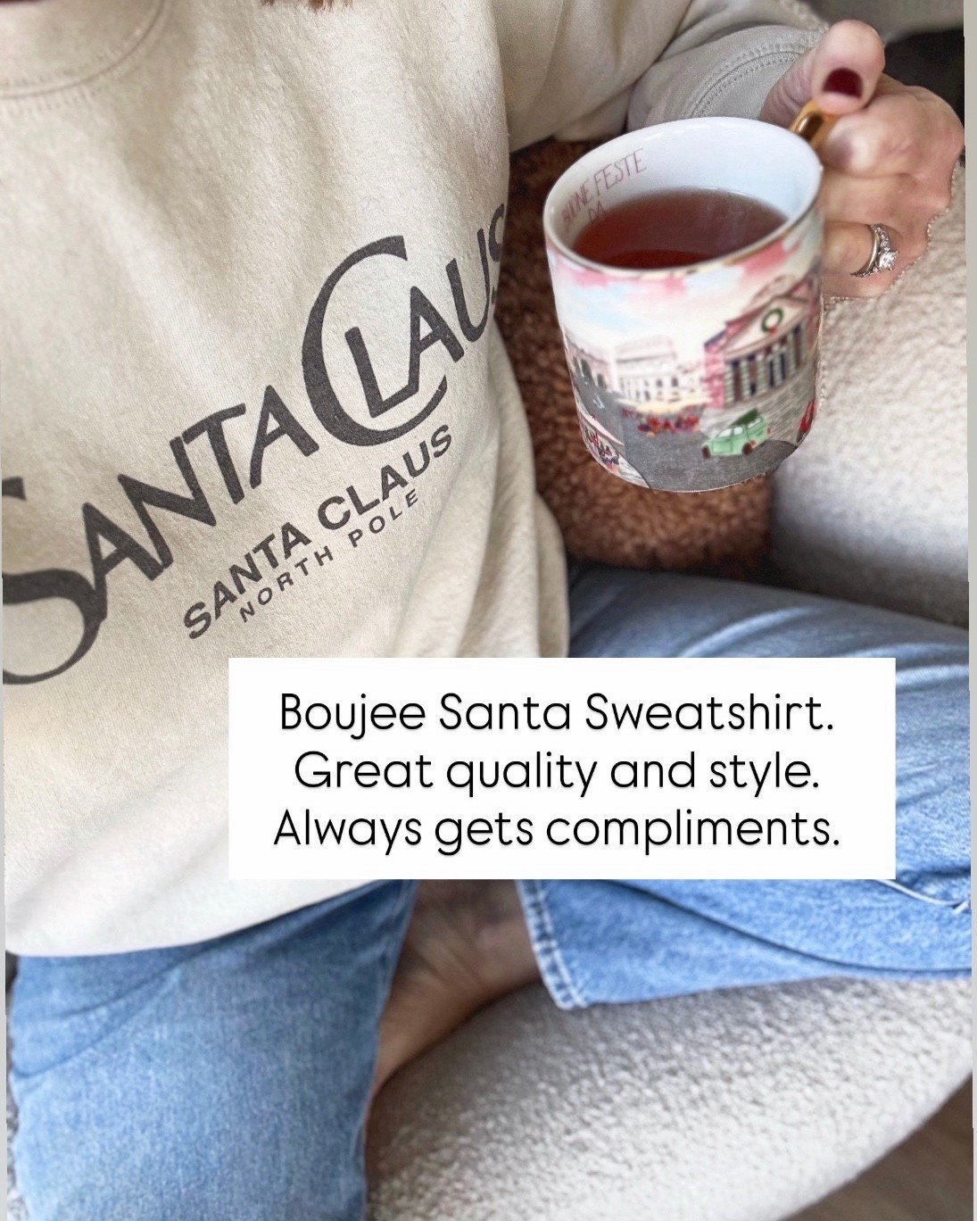 Wearing a size medium 

#LTKGiftGuide #LTKHoliday