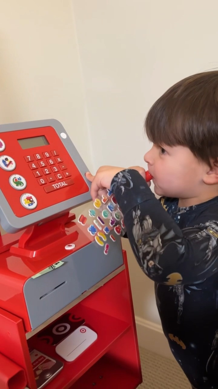 Target checkout toy for toddler🎯 original is sold out, but linked a few other options!

target, target toys, toys for kids, toys for toddler, toddler gift idea, toddler play, target check out toy, cash register, learning toy for kids, mom of two, toddler mom, a Southern Drawl, Grace White 

 #LTKFindsUnder100 #LTKBaby #LTKKids