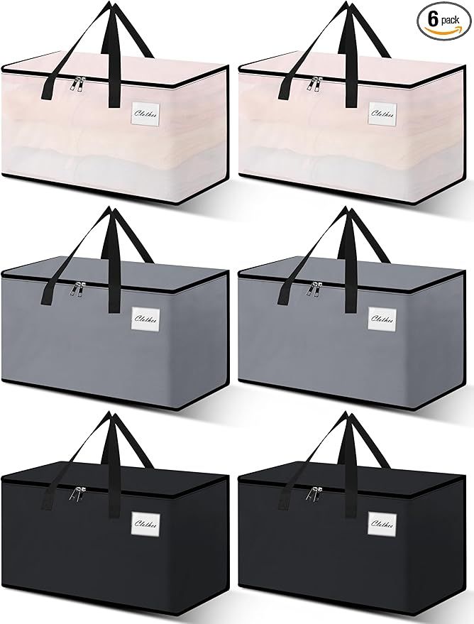 Heavy Duty Moving Bags - Extra Large Packing Bags and Storage Totes, Collapsible and Foldable Opt... | Amazon (US)