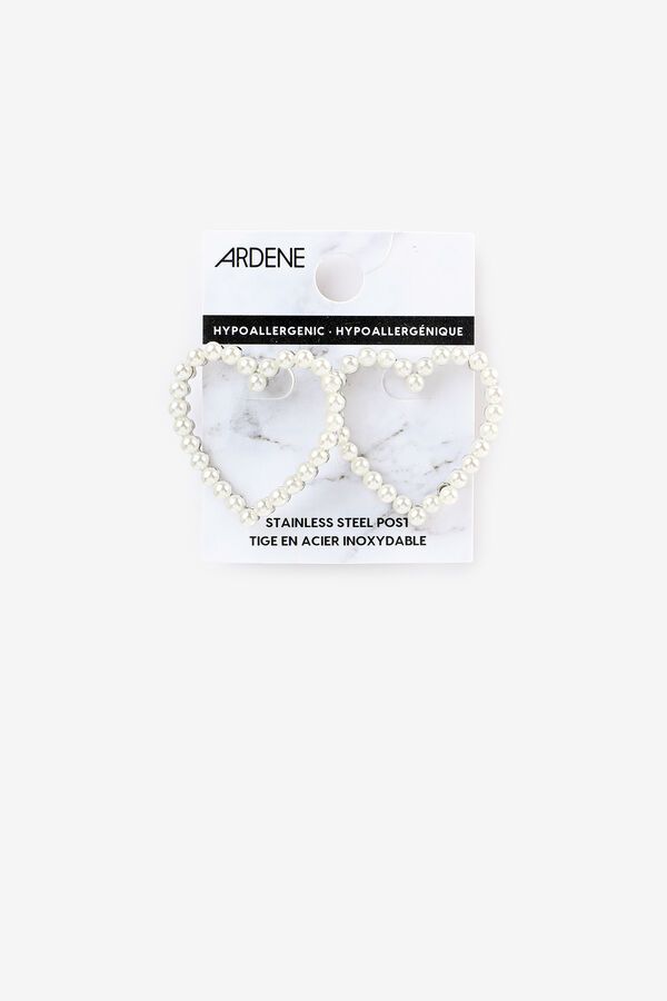 Pearl Heart Earrings | Ardene