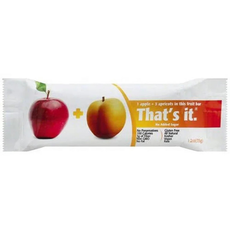 That's It Fruit Bar, Apple Apricot, 1g Protein, 12 Ct | Walmart (US)